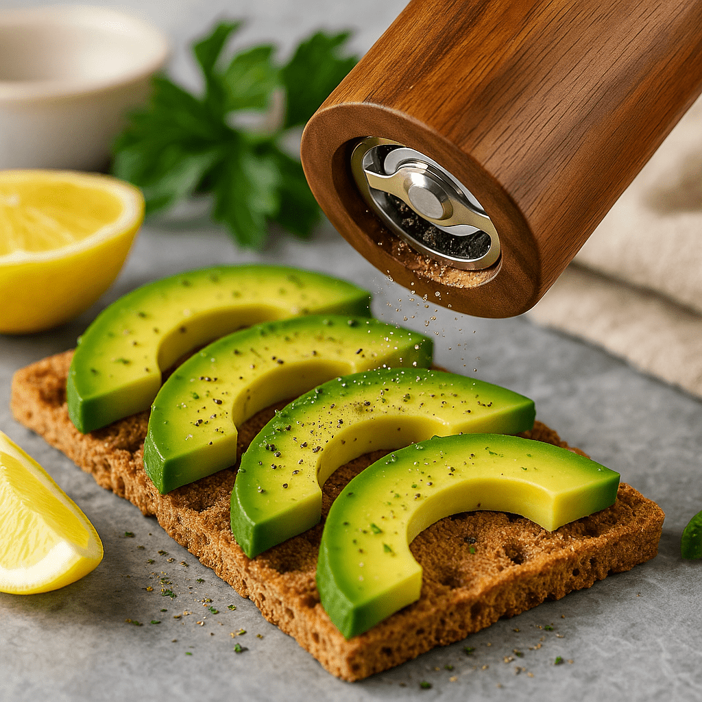 Acacia Wood Salt & Pepper Mill Set