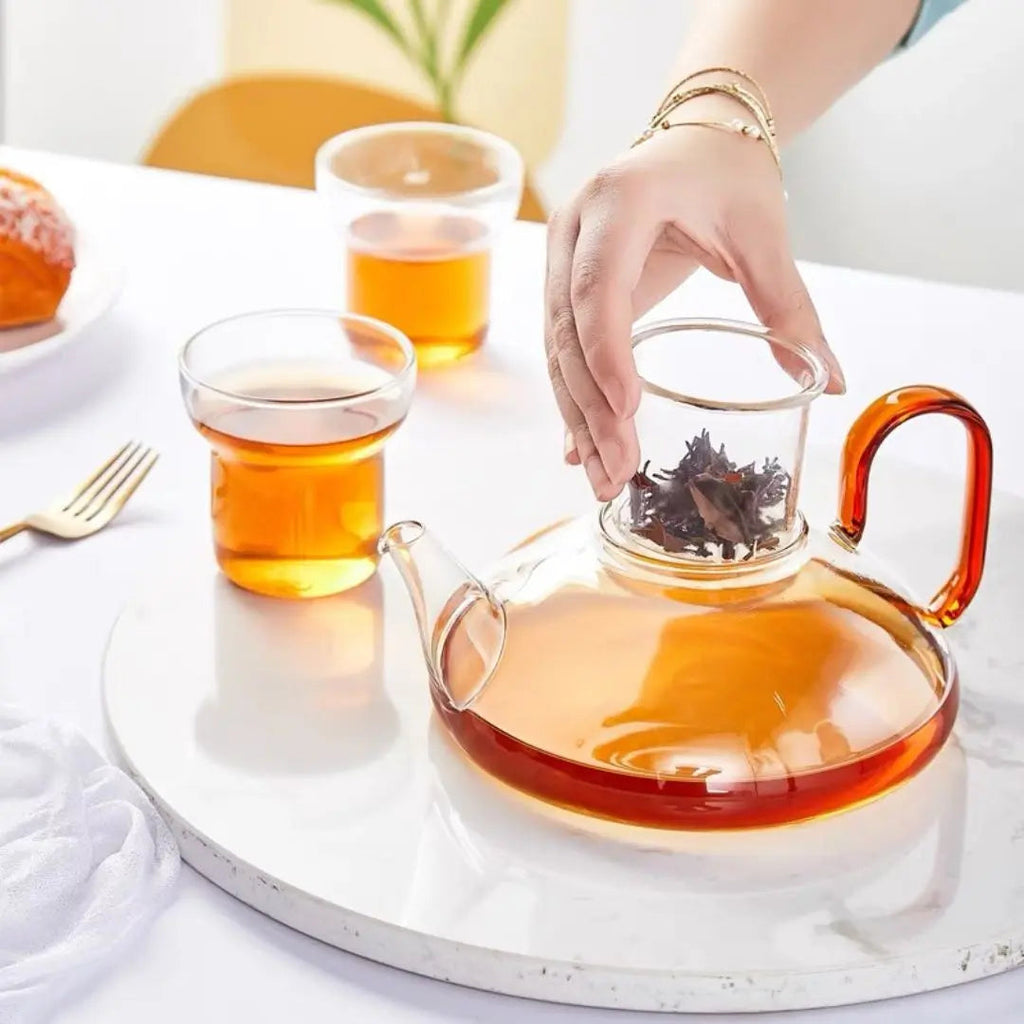 Lantern Glass Nordic Tea Set With Infuser