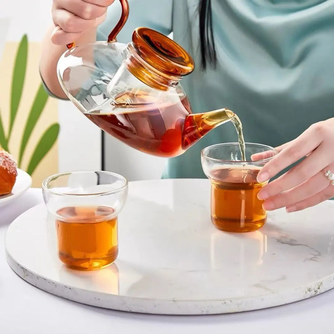 Lantern Glass Nordic Tea Set With Infuser