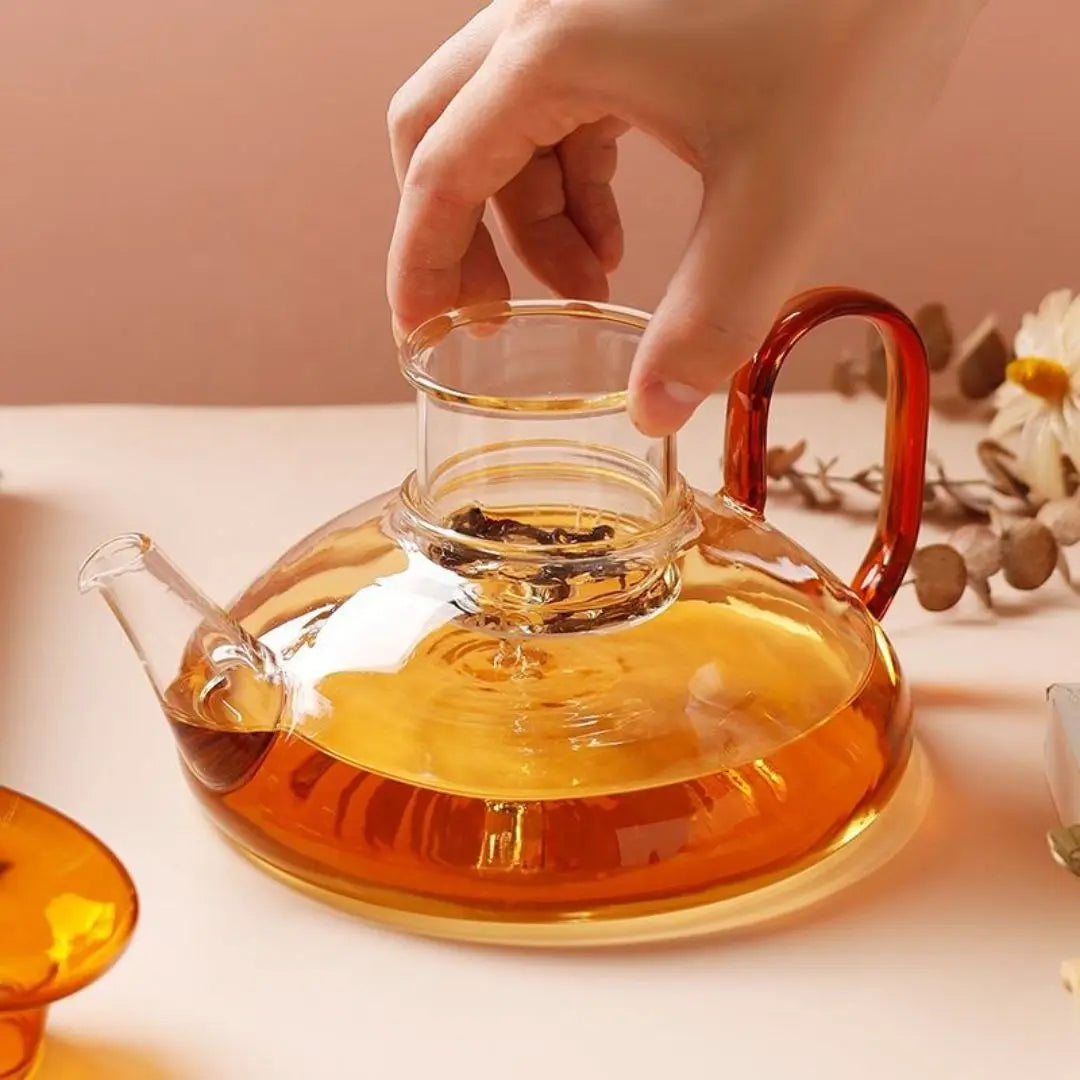 Lantern Glass Nordic Tea Set With Infuser