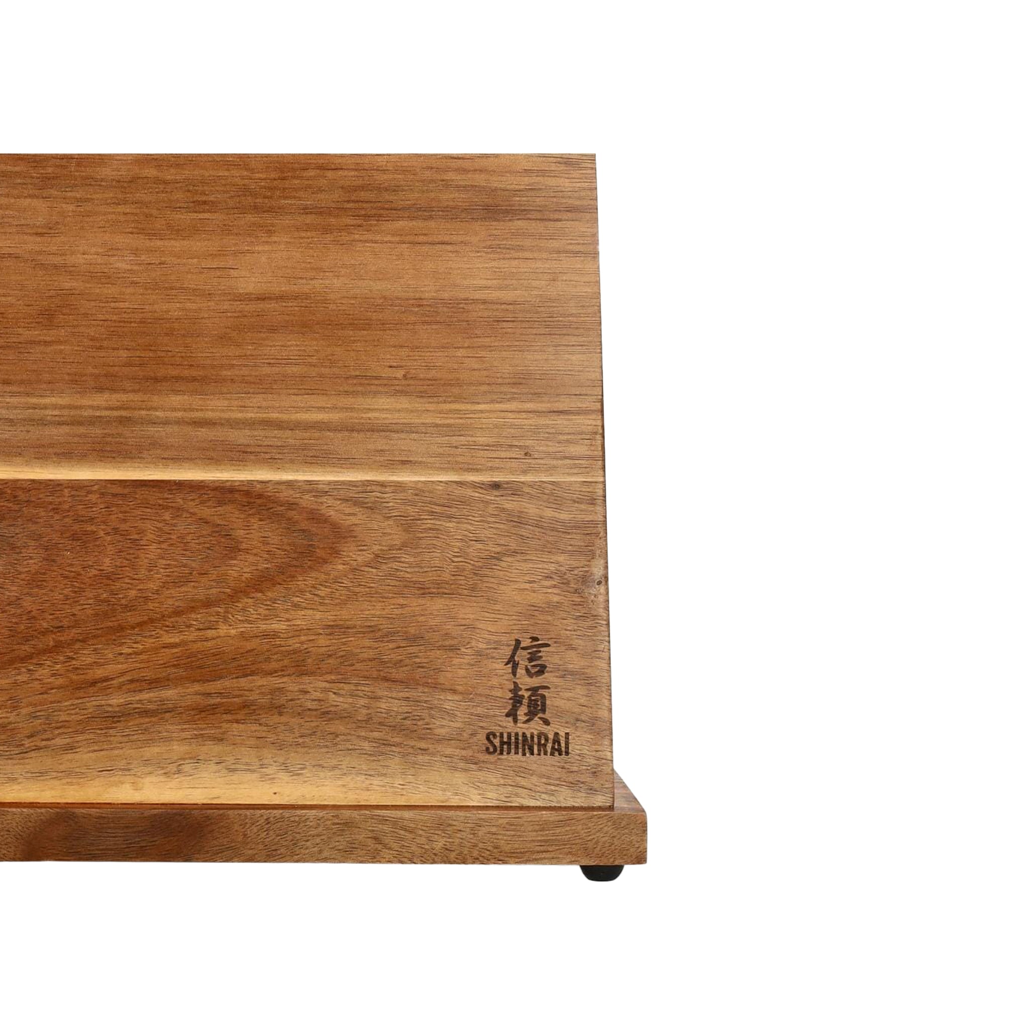 Magnetic Knife Block Single Sided- Acacia Wood