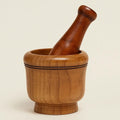 Marcus Wooden Garlic Grinder – Manual Mortar & Pestle Set