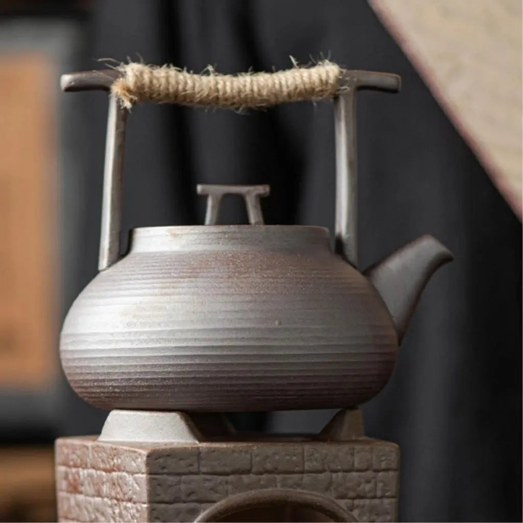 Kyusu Japanese Style Stoneware Teapot